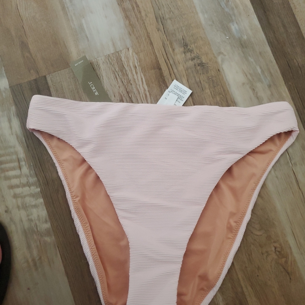 J.CREW Ribbed High Rise Cheeky Bikini